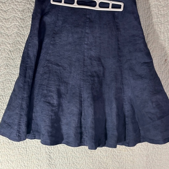 Grace Elements Deep Blue A-Line Skirt - Picture 5 of 7